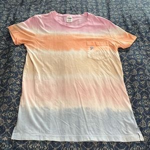 VS PINK Tie-Dye Short Sleeve Tee